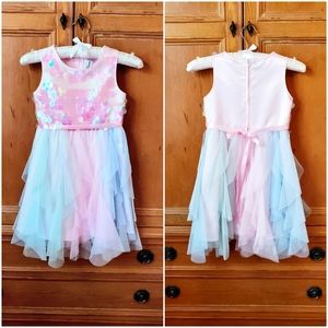 Rare Editions Girls Party Dress